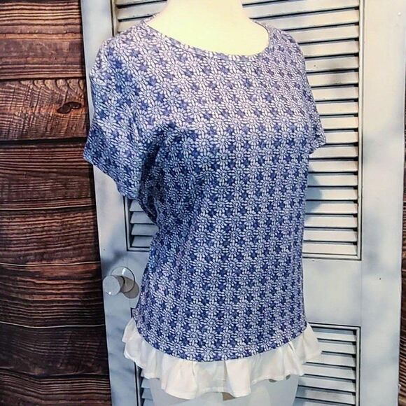 NWT Tommy Hilfiger Lg False Layer Top - Picture 4 of 11